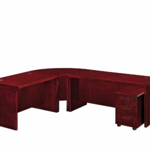 Three draw mobile pedestal