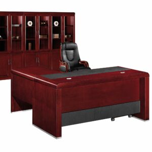 Executive desk with L extention and mobile pedestal