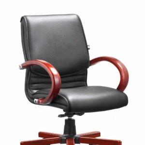 Executive Medium Back Genuine Leather Chair