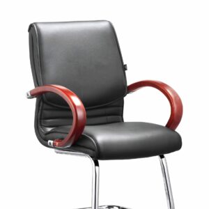 Executive Genuine Leather Visitor’s Chair