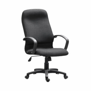 Lexi High black Fabric Chair