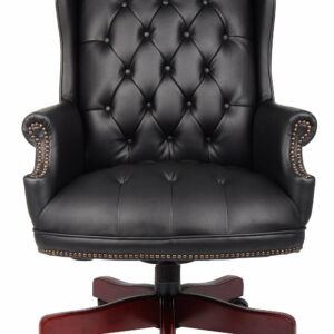 Executive High Back Black Bonded Leather Chair