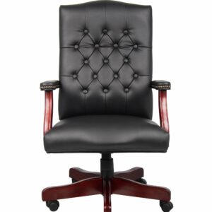 Executive High Back Black PU Leather Chair.