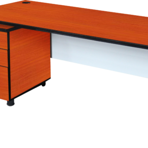 Desk With Three Draw Mobile Pedestal