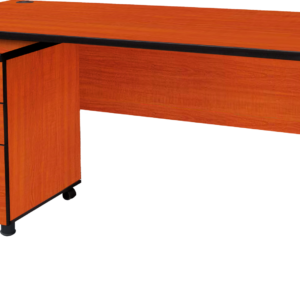 Desk With Three Draw Mobile Pedestal