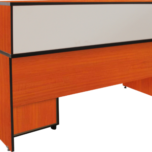 Cluster Desk With Reception Desk Top Box & Three Draw Mobile Pedestal