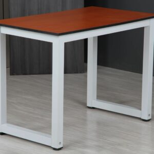 Cherry Top Desk with White