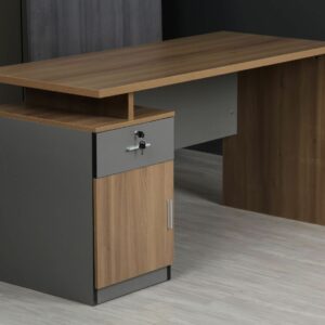 Two Tone Grey with Grey Oak Desk