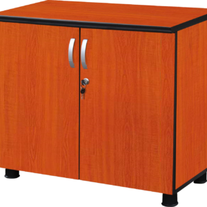 Two doors credenza Cherry/Mahogany/White