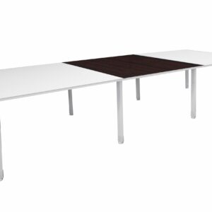 Mahogany & White boardroom table, combination