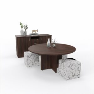 Cross Base Panel Leg Meeting Tables