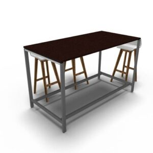 Stand up meeting table cherry