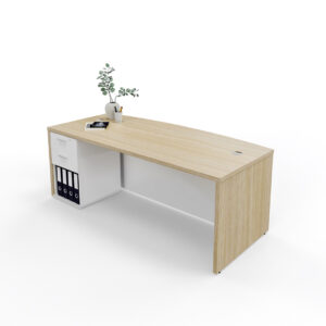 Bow Front Desk 1800 x 900 x 732
