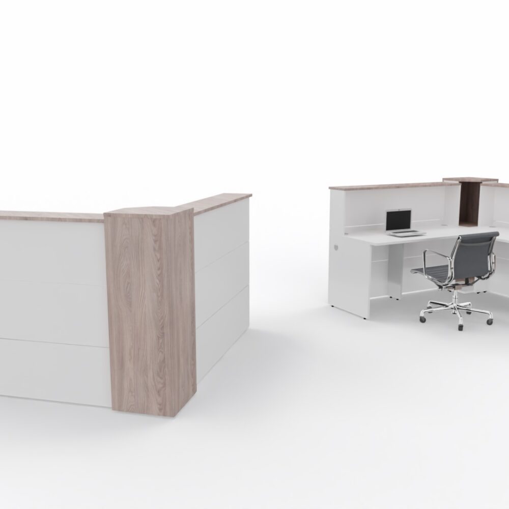 Salon Reception L Shape – Cyncon – Office Furniture